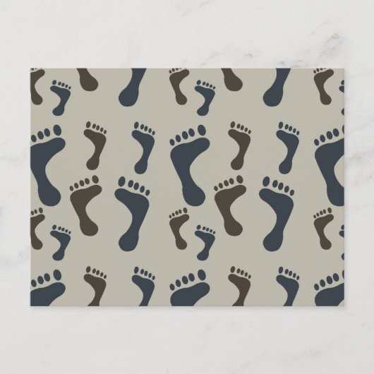 Voetafdrukken Briefkaart (Voorkant)