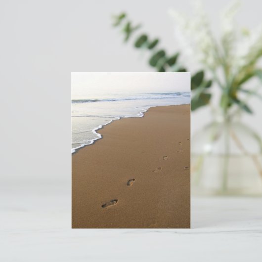 Voetafdrukken Briefkaart (Staand voorkant)