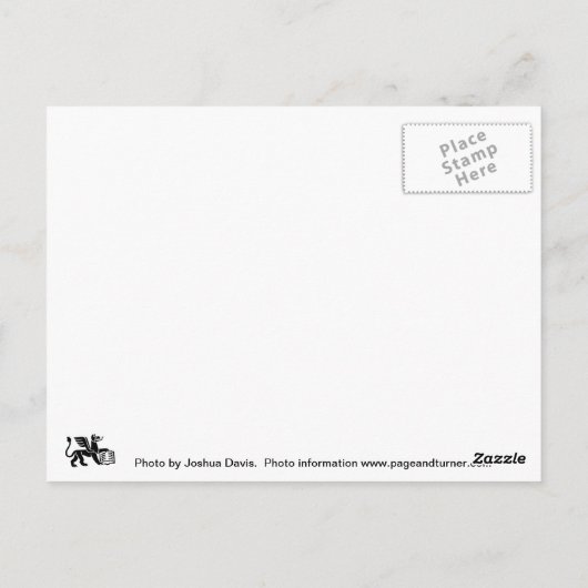 Voetafdrukken Briefkaart (Achterkant)