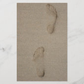 voetafdrukken briefpapier (Voorkant)