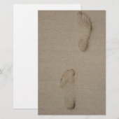 voetafdrukken briefpapier (Voorkant / Achterkant)