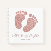 Voetafdrukken Brieven aan mijn dochter Keepsake Jo Notitieboek (Voorkant)