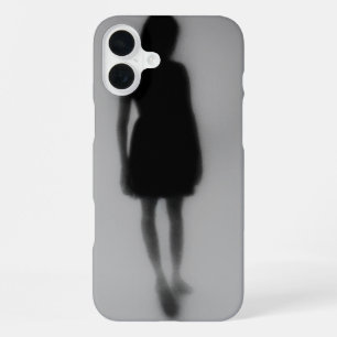 Voetafdrukken die in mist verdwijnen iPhone 16 plus hoesje
