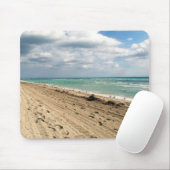 Voetafdrukken en oceaan muismat (Met muis)