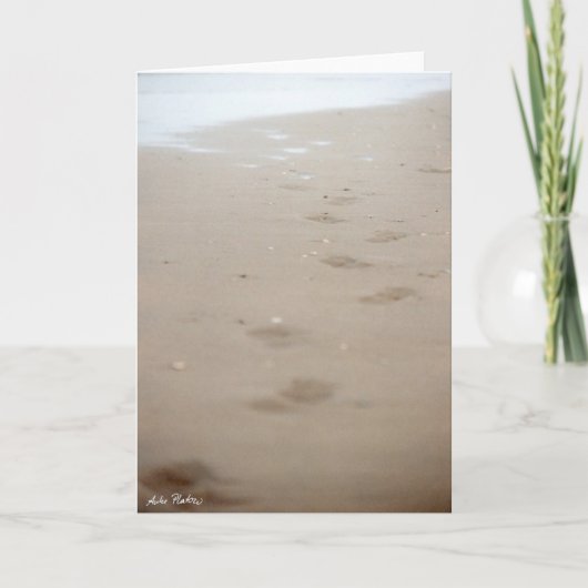 voetafdrukken - Fußspuren Kaart (Voorkant)