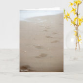 voetafdrukken - Fußspuren Kaart (Gele Bloem)