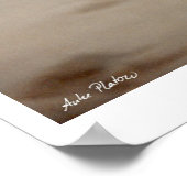 voetafdrukken - Fußspuren Poster (Hoek)