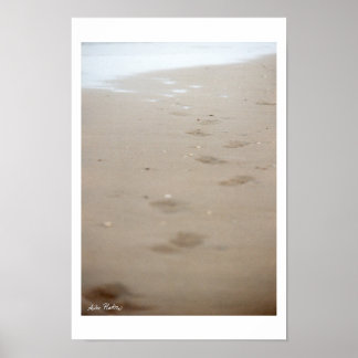 voetafdrukken - Fußspuren Poster