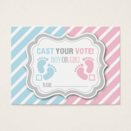 Voetafdrukken Gender Onthullen Stemmen Kaart