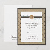 Voetafdrukken in de Sand Response Kaart (Voorkant / Achterkant)