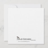 Voetafdrukken in de uitnodiging voor het zand-Jubi (Achterkant)