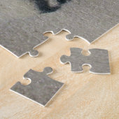 Voetafdrukken in de zand - band - 11x14 - 252 pc legpuzzel (Zijkant)