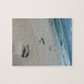 Voetafdrukken in de zand - bek - 8 x 10 - 110 pc legpuzzel (Horizontaal)