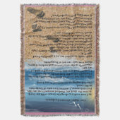 Voetafdrukken in de zand deken (Voorkant Verticaal)