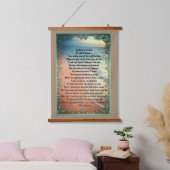 Voetafdrukken in de zand hangend wandkleed (Slaapkamer)