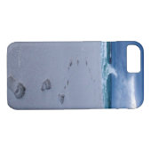 Voetafdrukken in de zand iPhone-gevallen Case-Mate iPhone Case (Achterkant (Horizontaal))