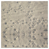 Voetafdrukken in de zand stof (Close Up)