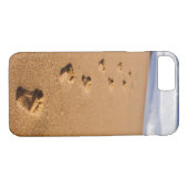 Voetafdrukken in de zand-telefoontas Case-Mate iPhone case (Achterkant (Horizontaal))