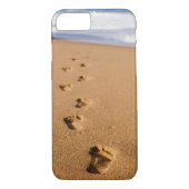 Voetafdrukken in de zand-telefoontas Case-Mate iPhone case (Achterkant)