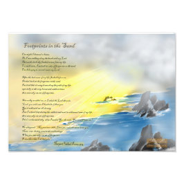 Voetafdrukken in de zandfoto foto afdruk