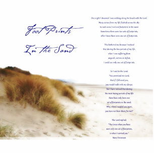 voetafdrukken in de zandmagneet fotobeeldje magneet