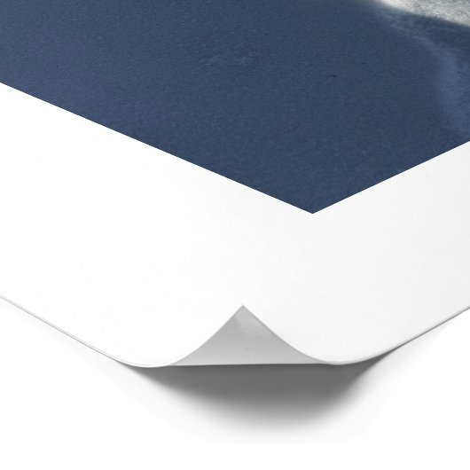 Voetafdrukken in het Snow Poster (Hoek)