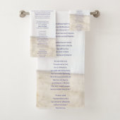 voetafdrukken in het zand bad handdoek (Insitu)