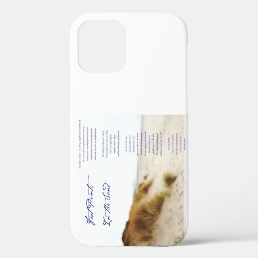 voetafdrukken in het zand Case-Mate iPhone case (Achterkant)