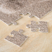 voetafdrukken in het zand Christelijk Legpuzzel (Zijkant)