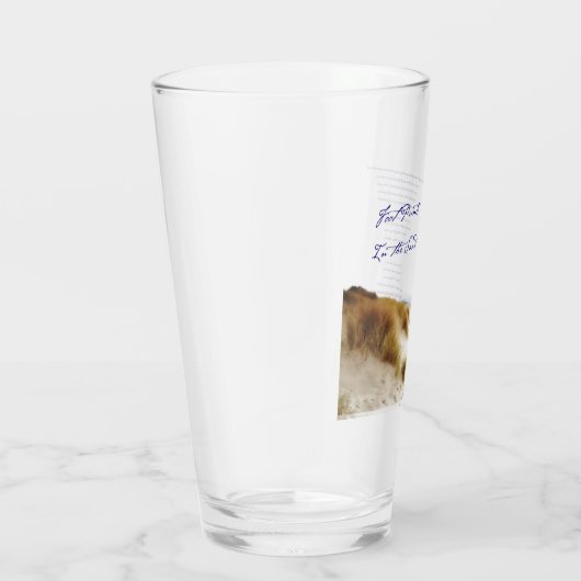 voetafdrukken in het zand glas (Rechts)