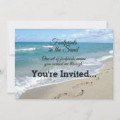 Voetafdrukken in het zand-Inspirerend Christelijk Kaart (Voorkant)