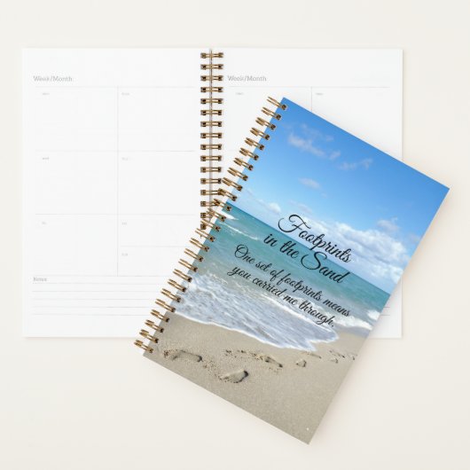 Voetafdrukken in het zand-Inspirerend Christelijk Planner (Display)