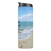 Voetafdrukken in het zand-Inspirerend Christelijk Thermosbeker (Geroteerd rechts)