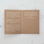 Voetafdrukken in het zand-Inspirerend gedicht Kaart (Binnen)