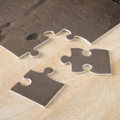 Voetafdrukken in het zand legpuzzel (Zijkant)