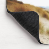 voetafdrukken in het zand muismat (Hoek)