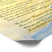 Voetafdrukken in het zand... poster (Hoek)