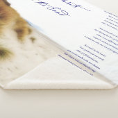 voetafdrukken in het zand sherpa deken (3/4)