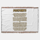 Voetafdrukken in het zandgebed deken (Voorkant)