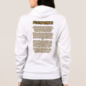 Voetafdrukken In Het Zandgebed Vrouwen Full-Zip Hoodie (Achterkant)