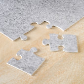 Voetafdrukken in sneeuw legpuzzel (Zijkant)