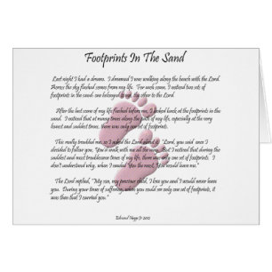 voetafdrukken in zand