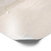 voetafdrukken in zand foto afdruk (Hoek)