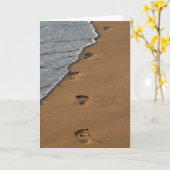 voetafdrukken in zand kaart (Gele Bloem)