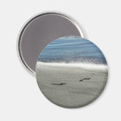 voetafdrukken in zand magneet (Voorkant / Achterkant)