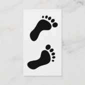 Voetafdrukken, Jouw naam hier, Visitekaartje (Achterkant)