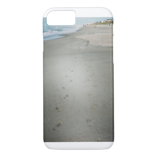 Voetafdrukken langs de rand van het water Case-Mate iPhone case (Achterkant)