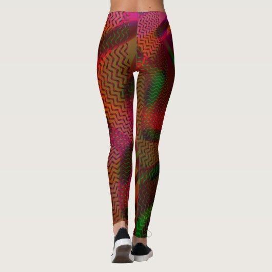 Voetafdrukken Leggings (Achterkant)