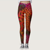 Voetafdrukken Leggings (Voorkant)