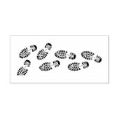 Voetafdrukken ontwerp Rubber Stamp Rubberstempel (Afrduk)